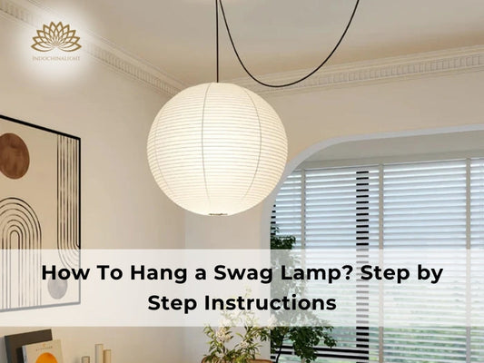 how to hang a swag light