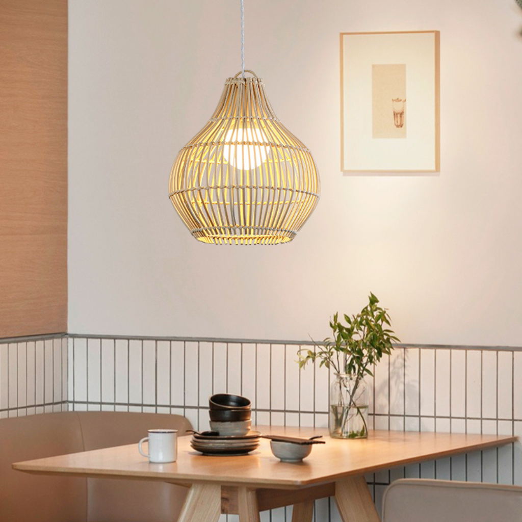 Dari Rattan Pendant Light