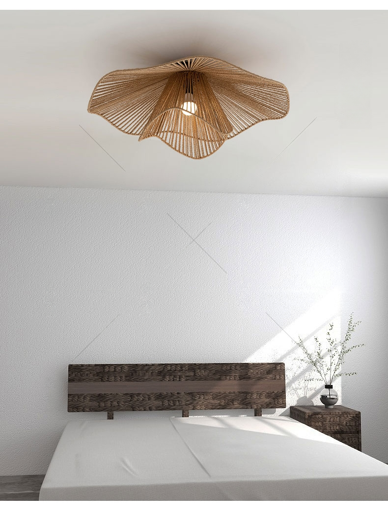 Akoni Wabi Sabi Hemp Rope Ceiling Light