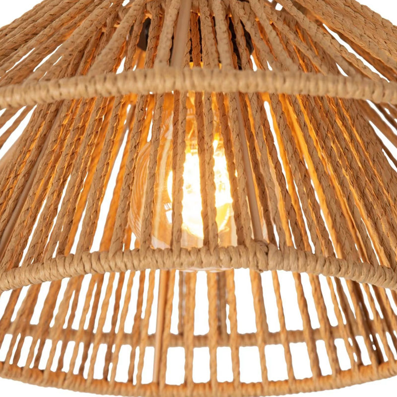 Tasman Wabi Sabi Rattan Ceiling Light