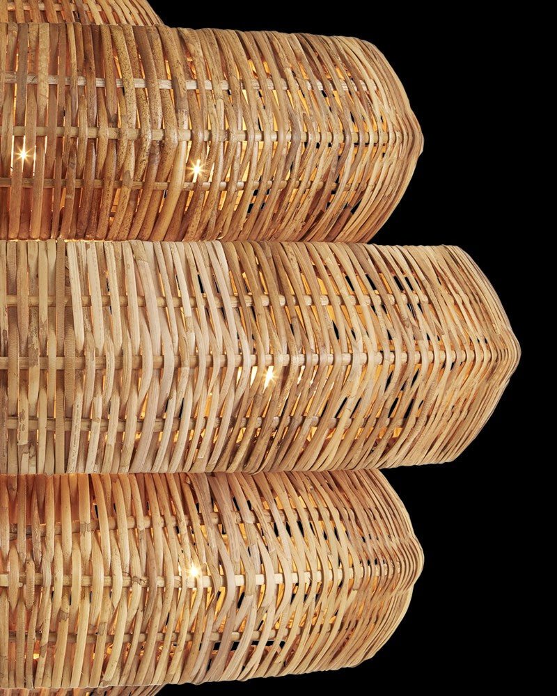 Antibes Rattan Chandelier For Living Room