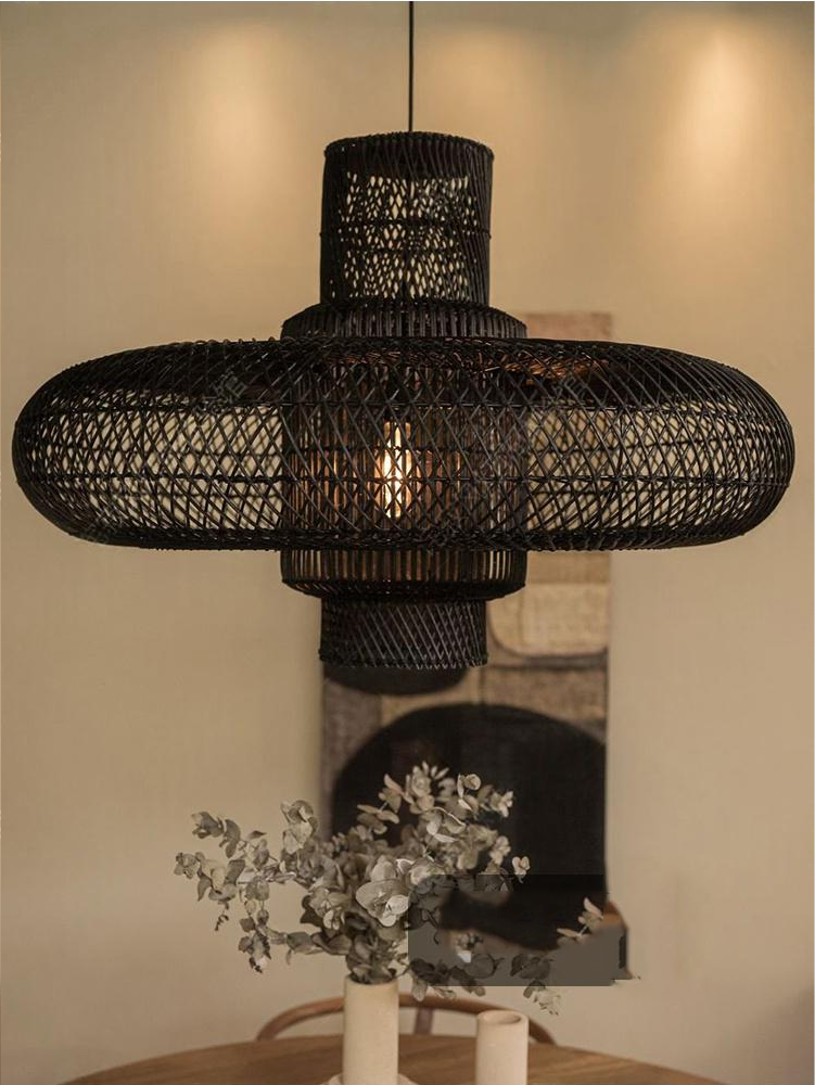 Organo Bamboo Pendant Light For Dining Room