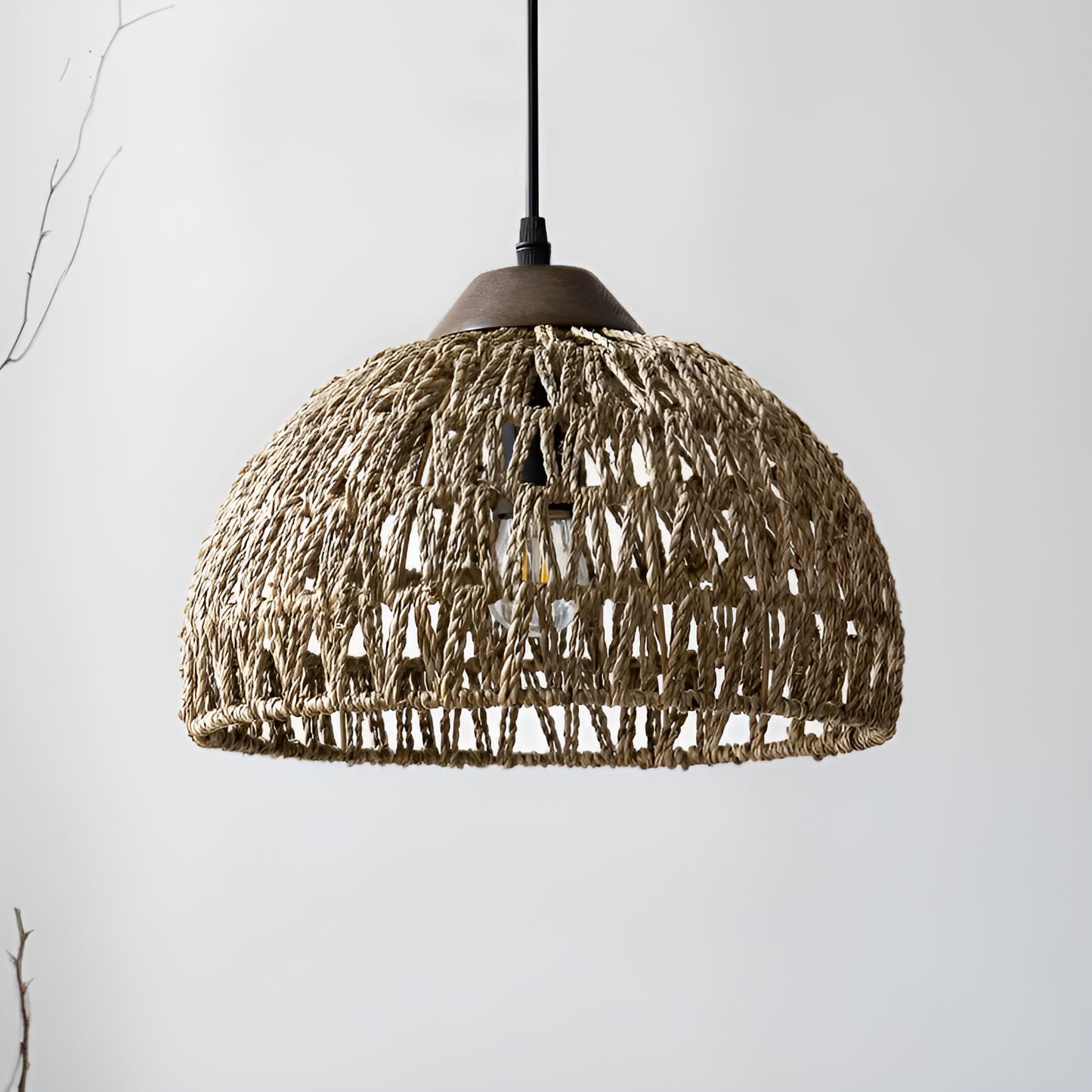Milford Rattan Pendant Light