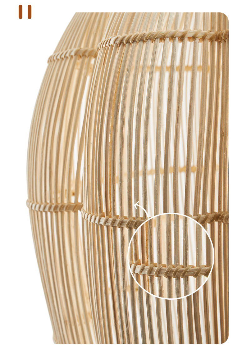 Dankia Rattan Pendant Light
