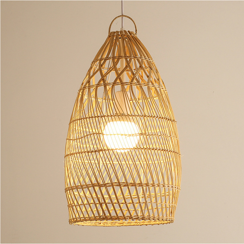 Perio Basket Rattan Pendant Light