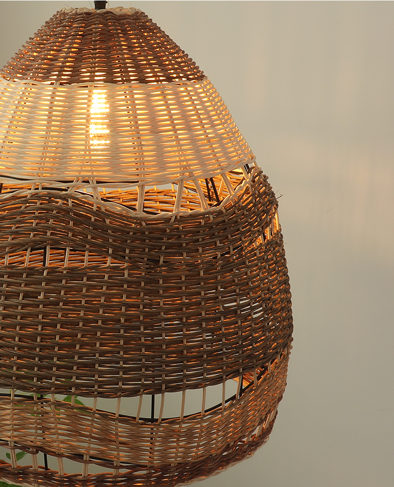 Pantalla Wicker Rattan Pendant Light