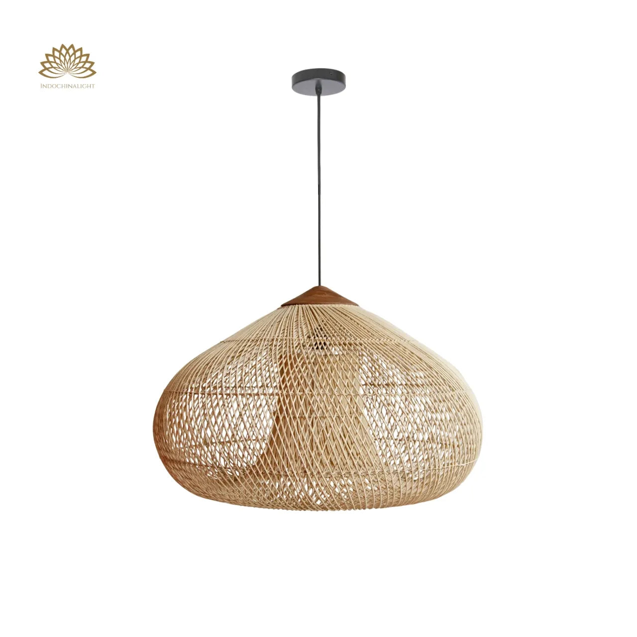 bathari wabi sabi rattan pendant light fixture