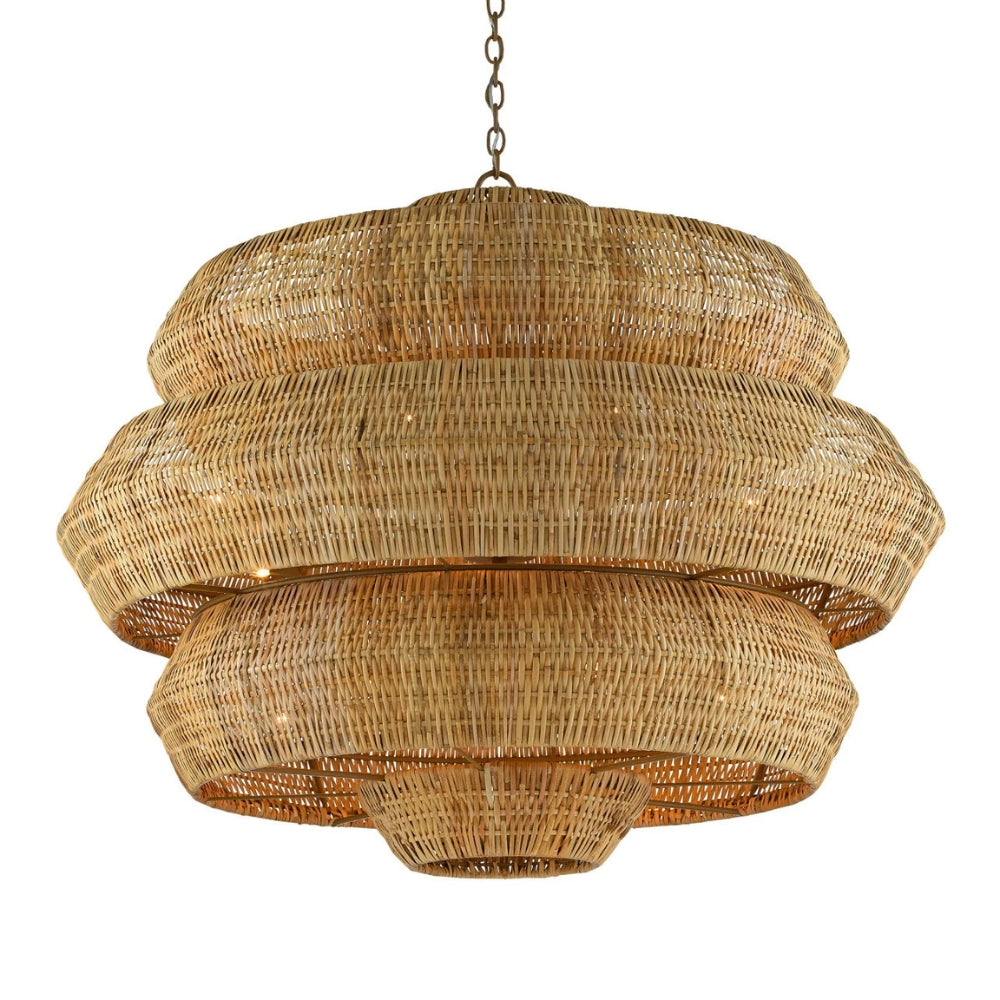 bohemian rattan ceiling light