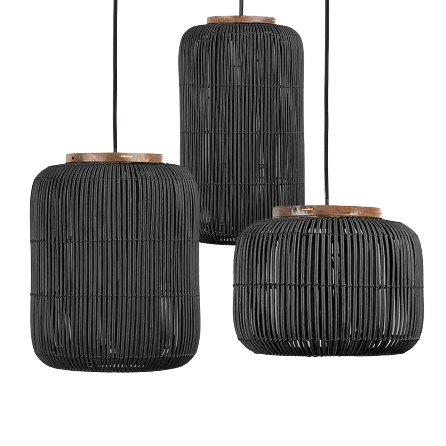 dBodhi Rattan Barrel Hanging Pendant Lamp