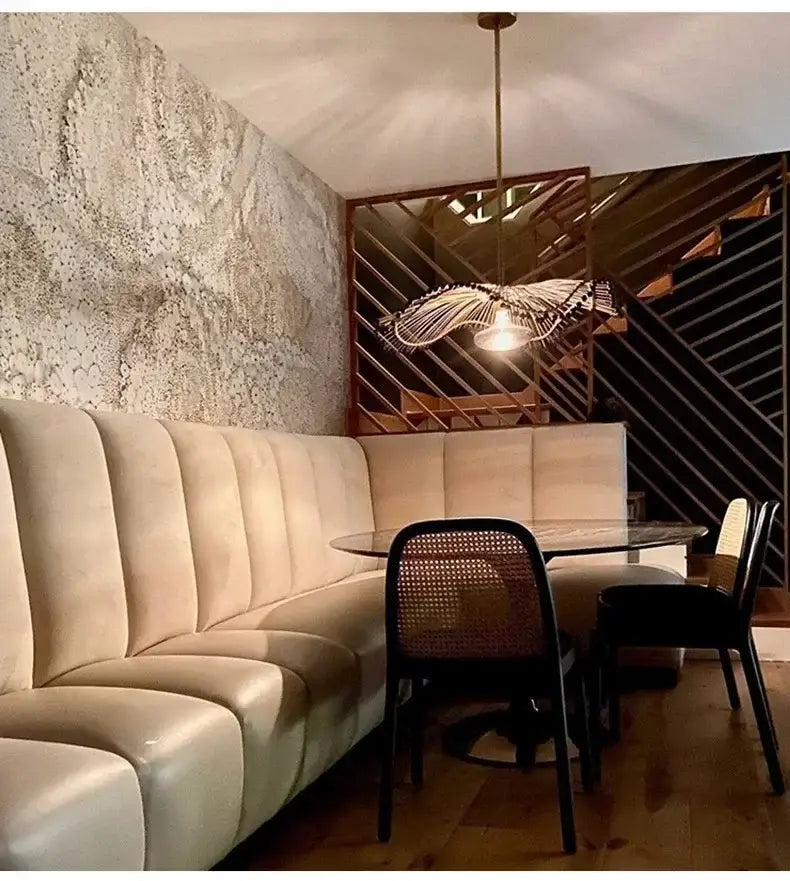 Arteriors Waverly Brown Rattan Pendant Light