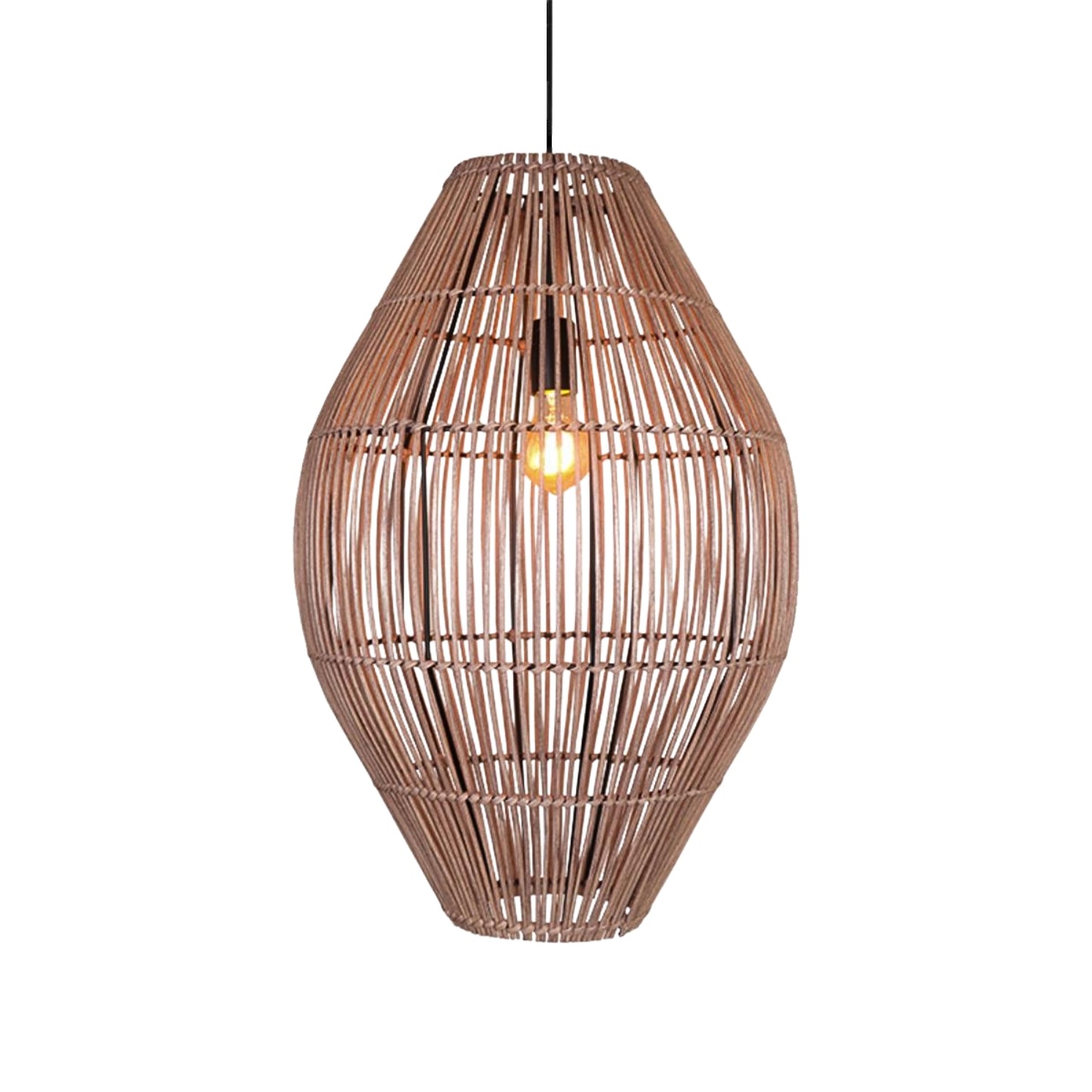 Elena Rattan Pendant Light