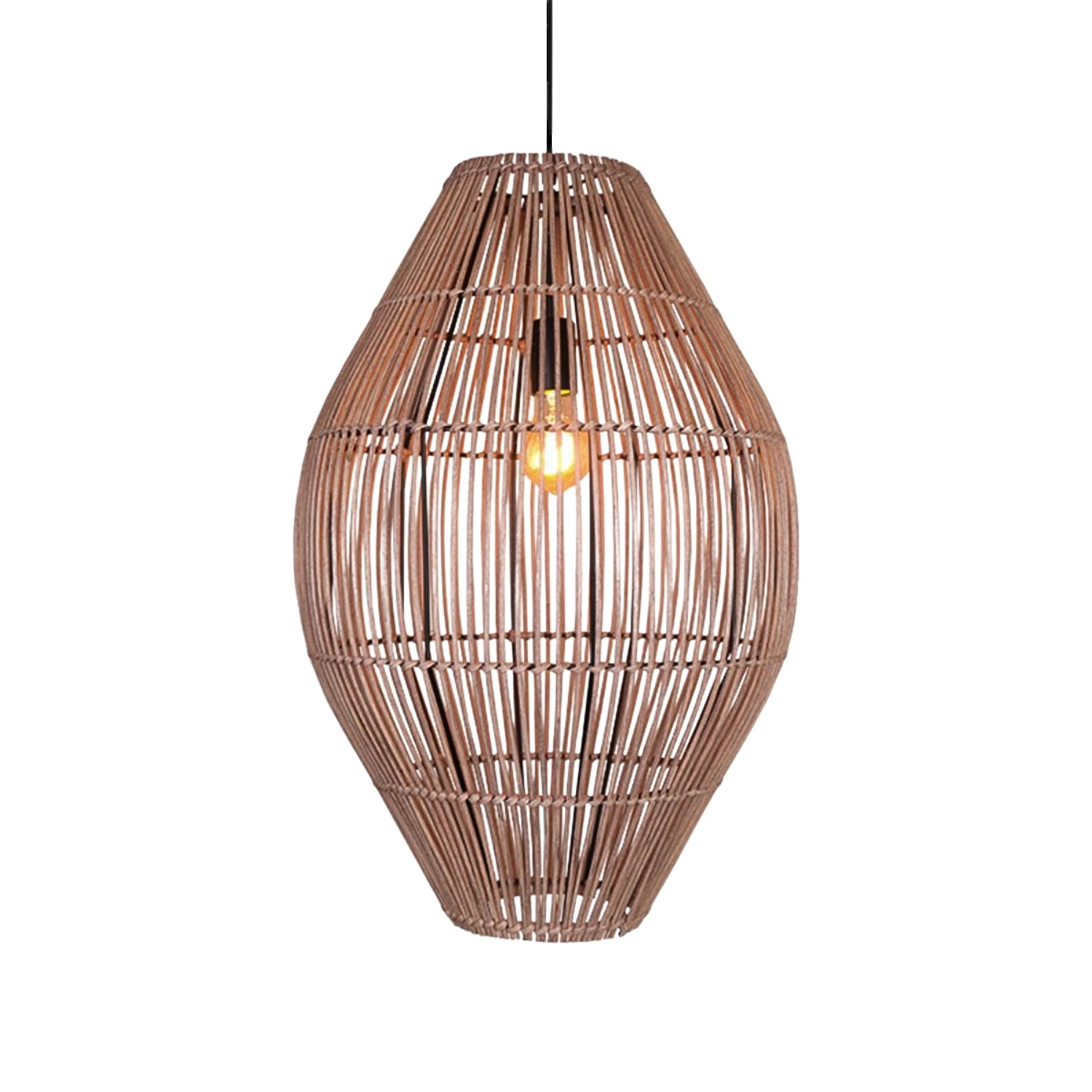 Elena Rattan Pendant Light