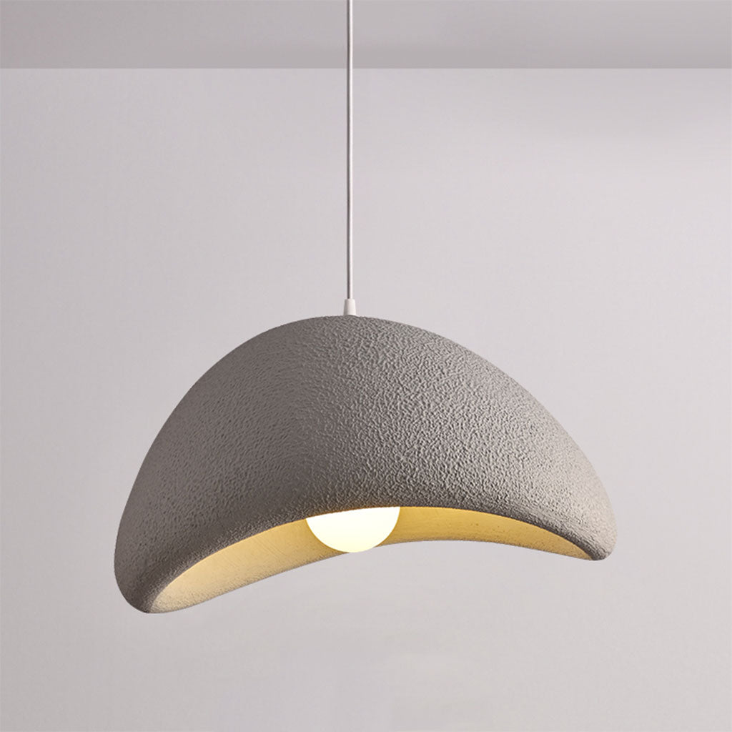 gray wabi sabi pendant lamp