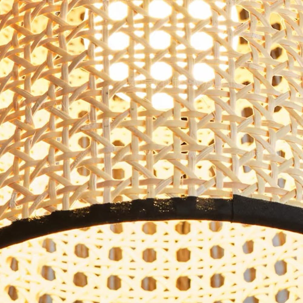 Laika Small Tiered Rattan Pendant Light