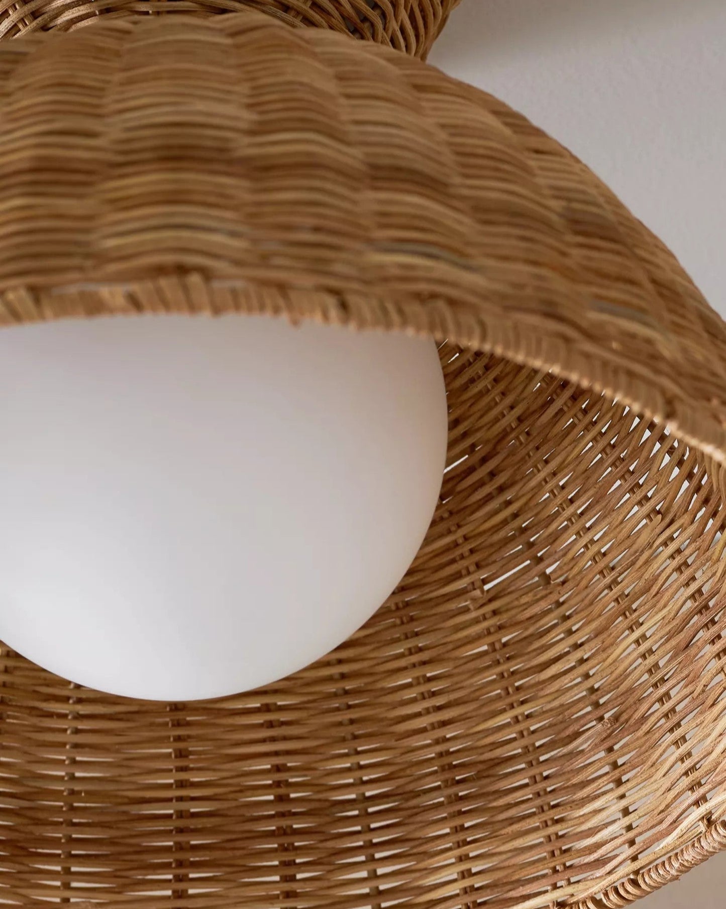 Liz Rattan Pendant Light For Living Room