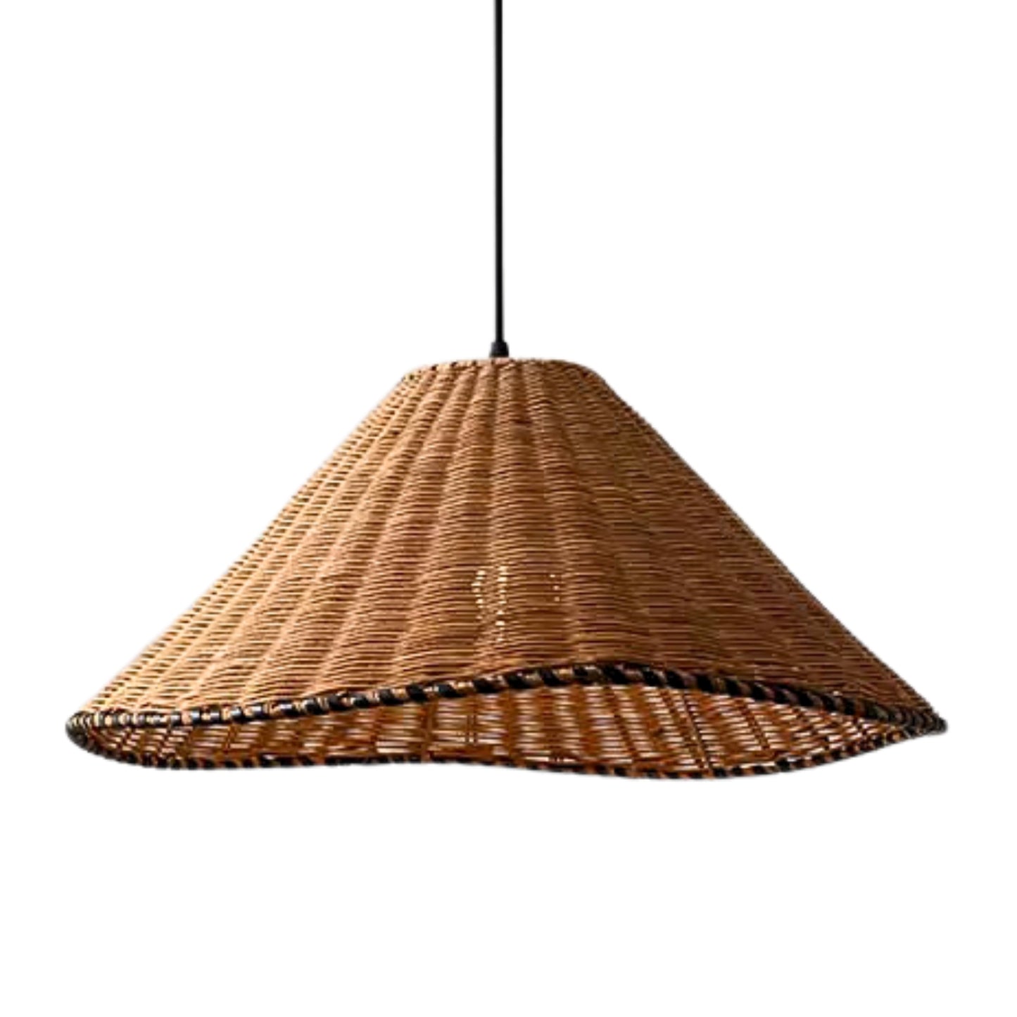 Oceania Rattan Bedside Pendant Light