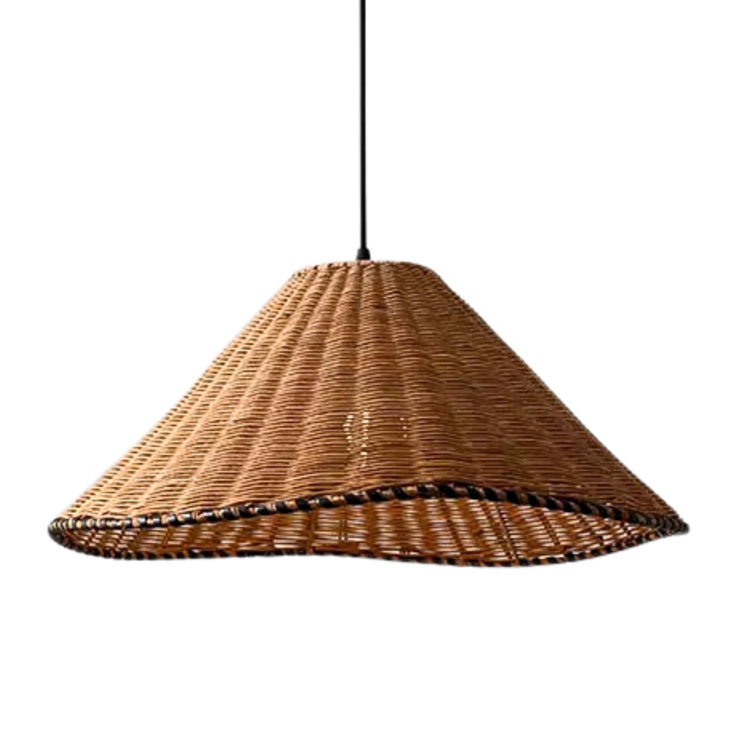 Oceania Rattan Bedside Pendant Light