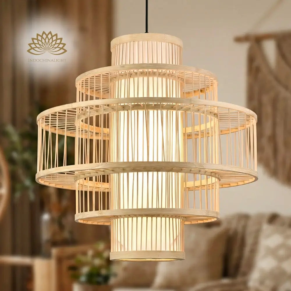 Parren Wabi Sabi Bamboo Pendant Light – IndochinaLight