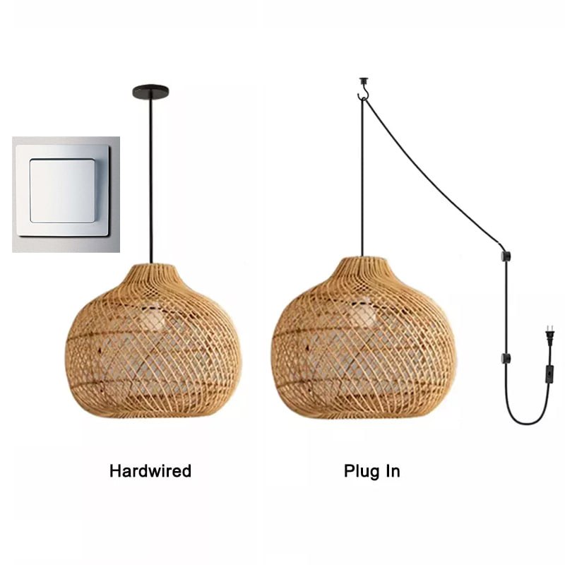 Arunee Bamboo Pendant Light For Living Room