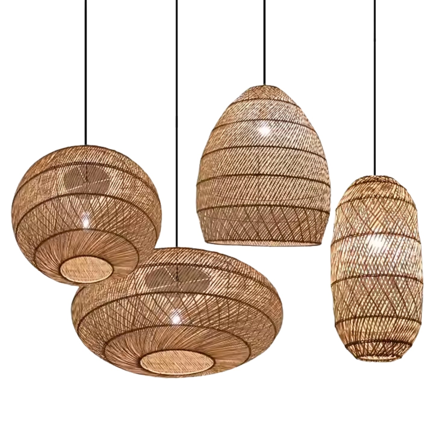 Sakura Rattan Pendant Light