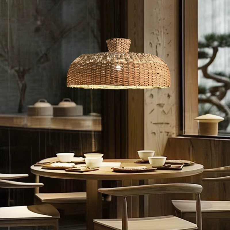 Shihadi Wicker Bamboo Pendant Light – IndochinaLight
