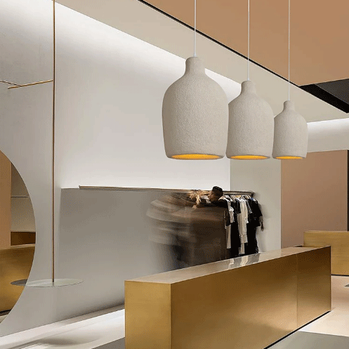 wabi sabi cylinder pendant light for store