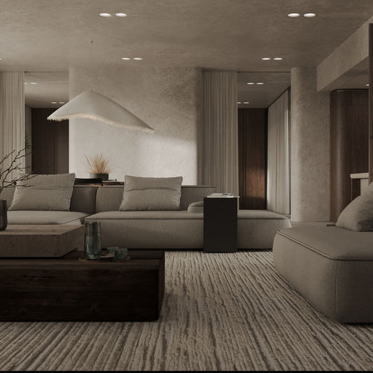 moby dick pendant lamp in wabi sabi living room