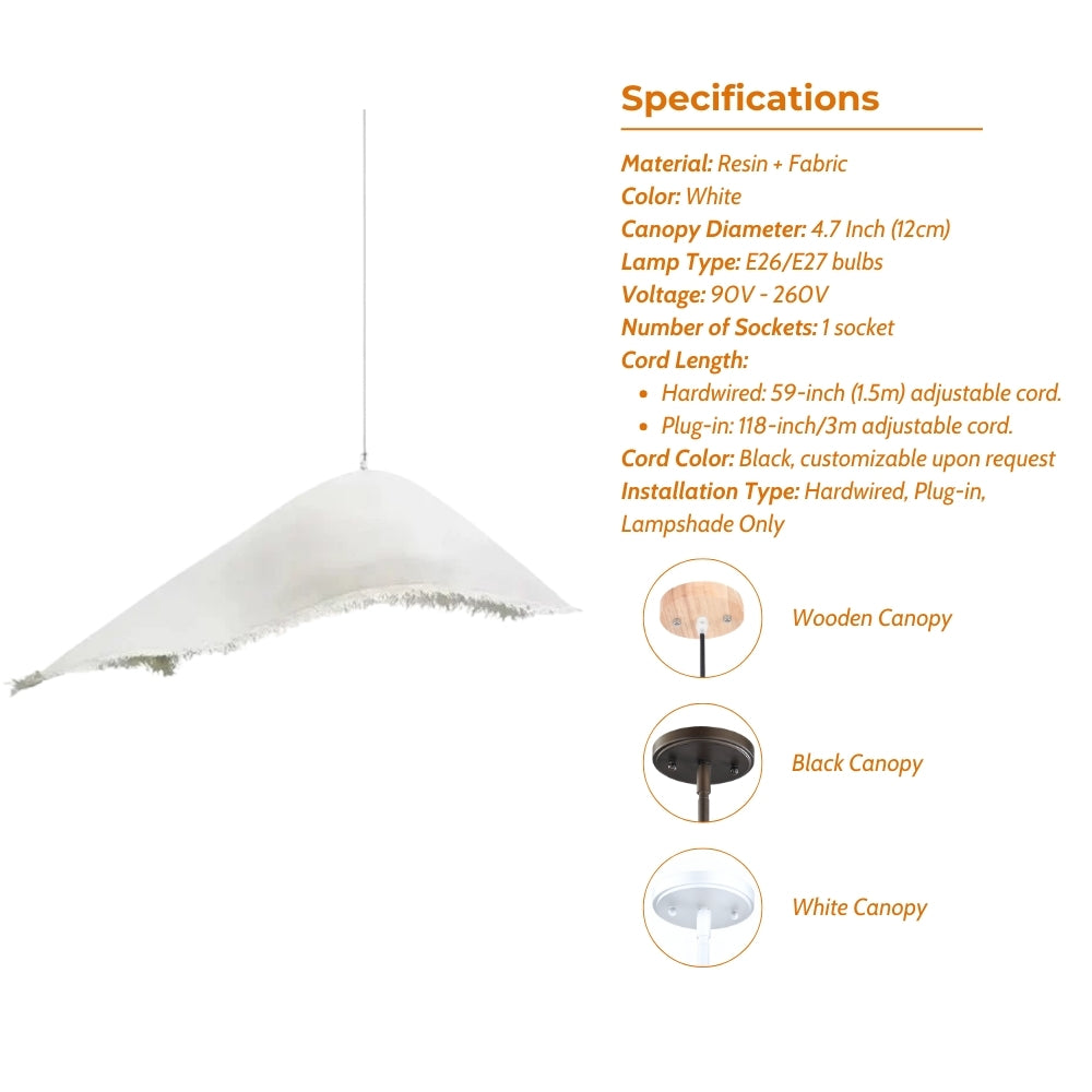 Moby Dick Wabi Sabi Pendant Light