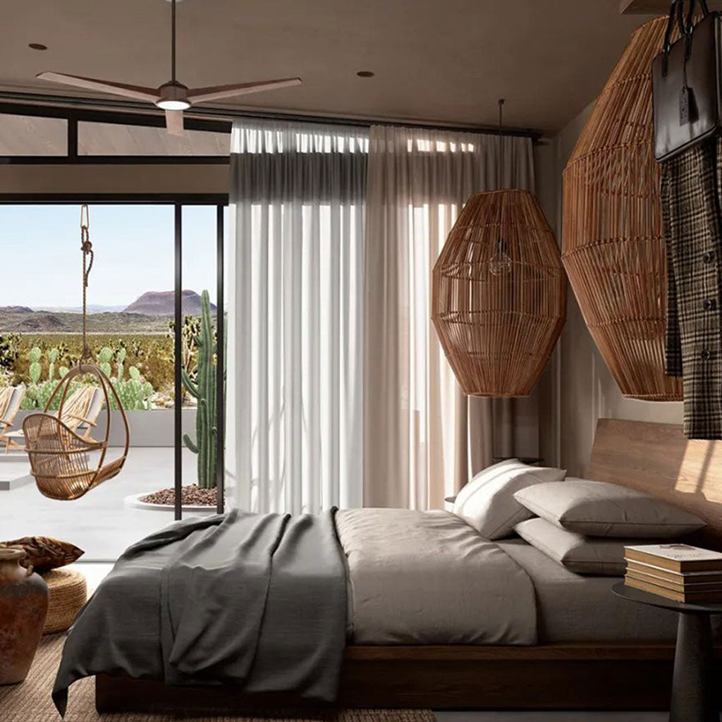 Elena Rattan Pendant Light For Bedroom