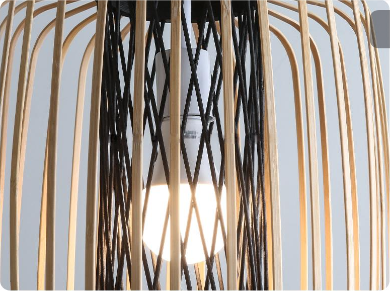 Onyx Natural Lantern Bamboo Pendant Light