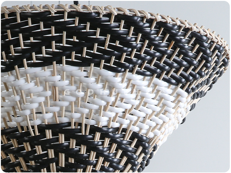 Hourstria Wicker Rattan Pendant Light