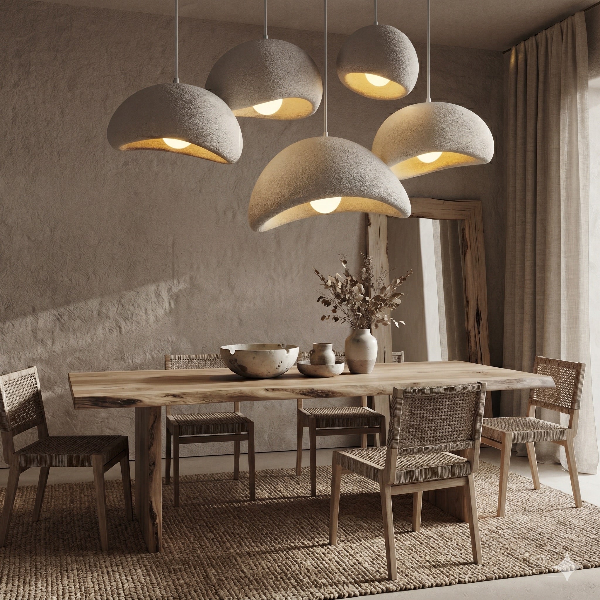 Wabi sabi is not a style.
It's how rattan behaves.