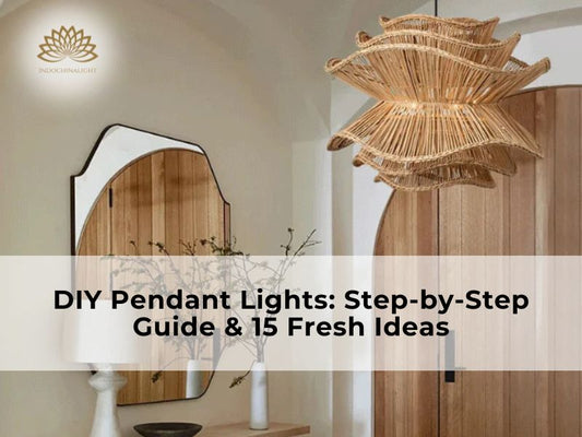 DIY pendant light