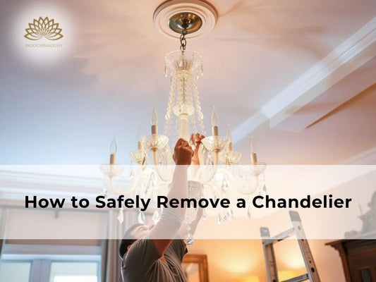 how to remove a chandelier