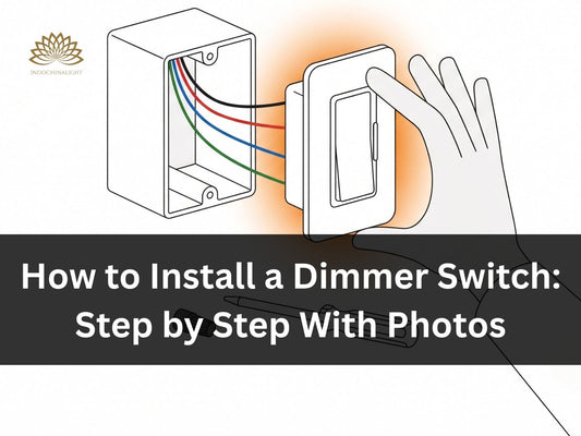Step by Step to Install a Dimmer Switch With Photos