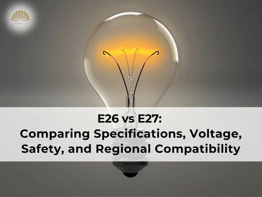 Comparison between E26 and E27 bulbs