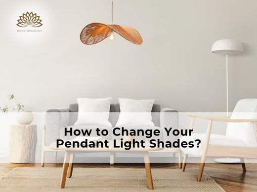 how to change a pendant light shade