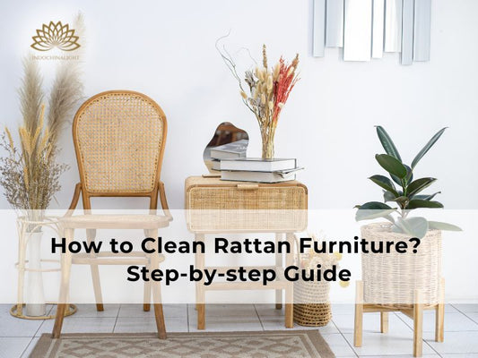 how to clean rattan furniture