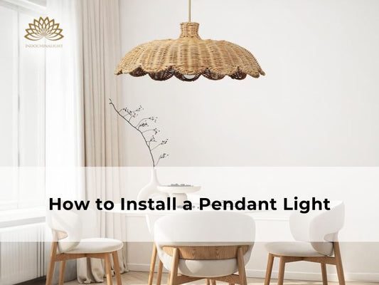 how to install a pendant light