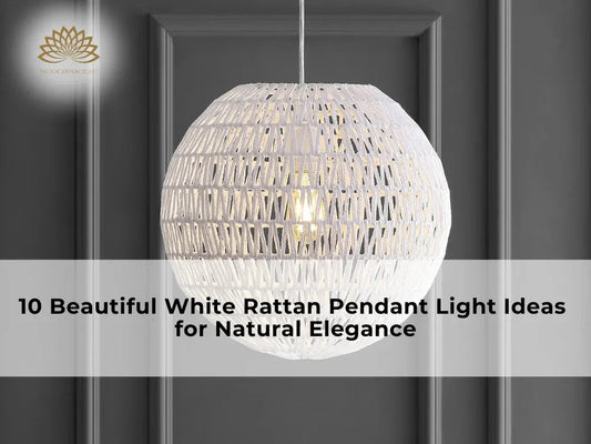 10 white rattan pendant light ideas for your home