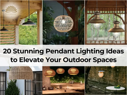 20 Outdoor Pendant Light Ideas with Tips for Decorating & Choosing the Right One