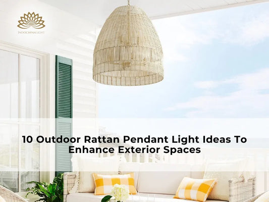 10 outdoor rattan pendant light ideas