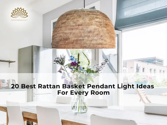 20 rattan basket pendant light ideas to Illuminate Your Space