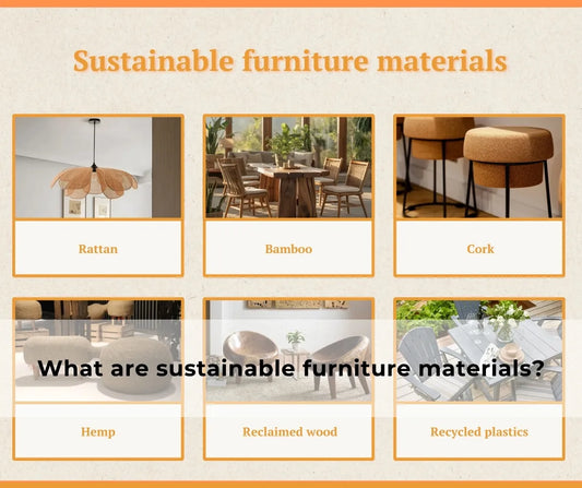 what are sustainable furniture materials
