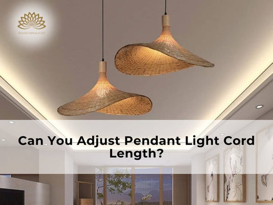 Pendant lights are stunning, but incorrect cord lengths can make them impractical — thankfully, they’re adjustable.