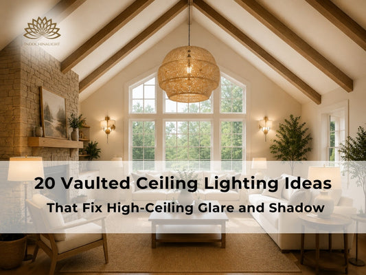 20 Vaulted Ceiling Lighting Ideas That Fix High-Ceiling Glare and Shadow