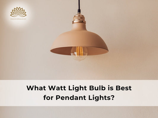 what watt light bulb is best for pendant lights