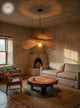 Rustic Rattan Pendant Lights