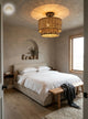 Drum Rattan Pendant Lights