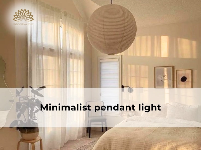 minimalist pendant lights